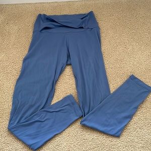 aerie cobalt blue twist leggings
